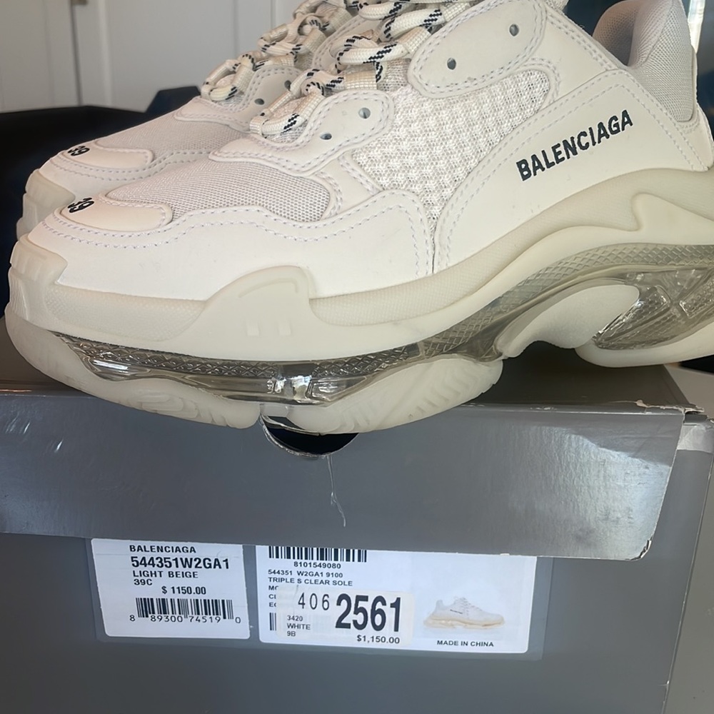 Balenciaga Triple S Clear Sole - Picture 2 of 2